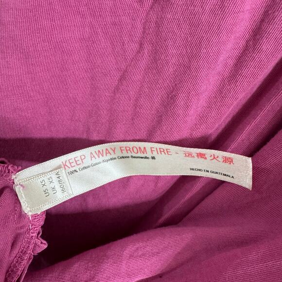 Free People Beach Pink One Piece Romper Oversized Size Small - Picture 6 of 6